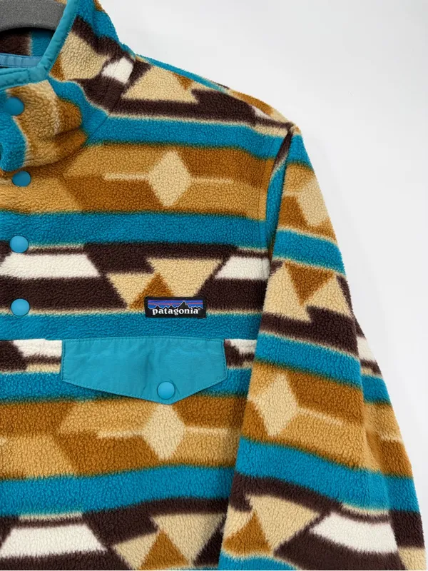Patagonia Synchilla Snap-T Fleece Women S Guatemalan Tango Bear Brown 2014 - Image 5