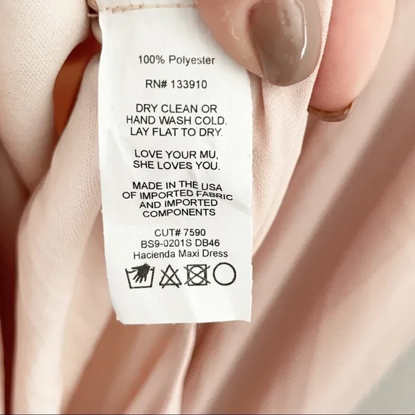 NWOT SHOW ME YOUR MUMU SMYM Hacienda Maxi Dress Dusty Blush XXL - Image 11