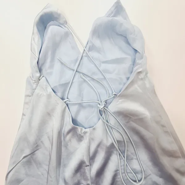 MORE TO COME Regina Maxi Dress in Baby Blue Medium - Image 8