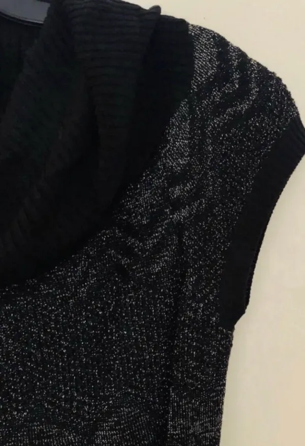 Glo Junior’s / Women’s sweater dress size large black - Image 6