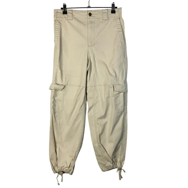 Old Navy‎ High Waisted Barrel Leg Cargo Ankle Joggers S - Image 2