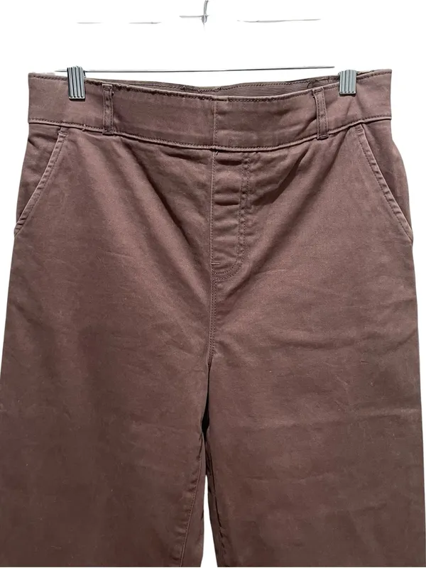 Bagatelle Collection Wide Leg Cropped Pants High Rise Brown Women’s Size 6 NWT - Image 3