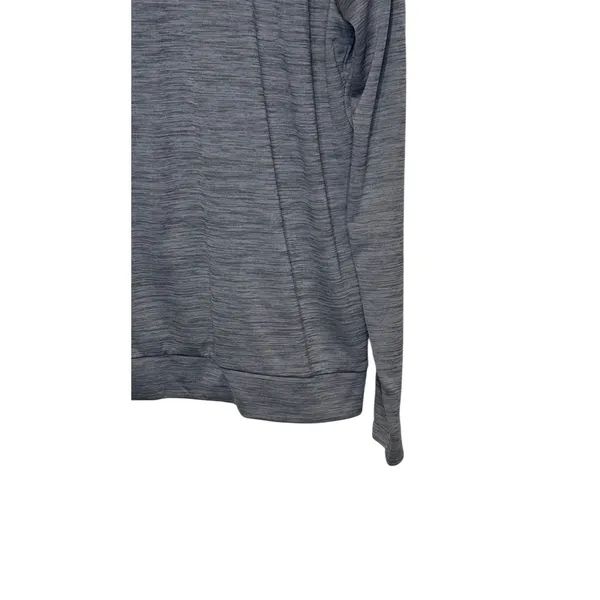 Nike Women‎ Top Pacer 1/2 Zip Long Sleeve Boxy Crop Gray Large - Image 9