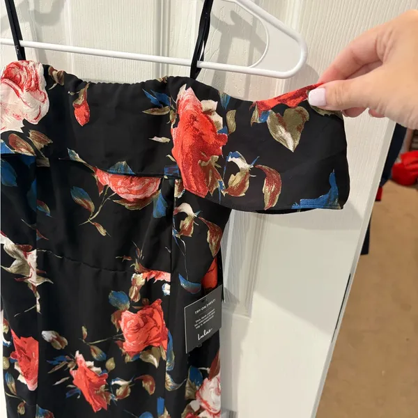 Lulu's Off the Shoulder Floral Maxi Dress - Image 8