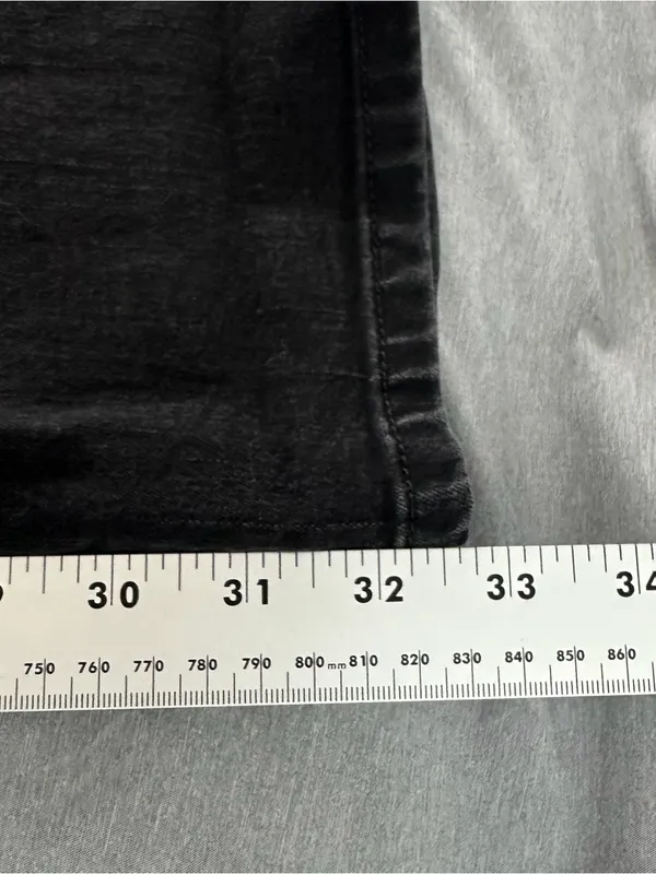 GUESS Starlet Straight Jeans Women’s 27 Black Stretch Denim Mid Rise - Image 11