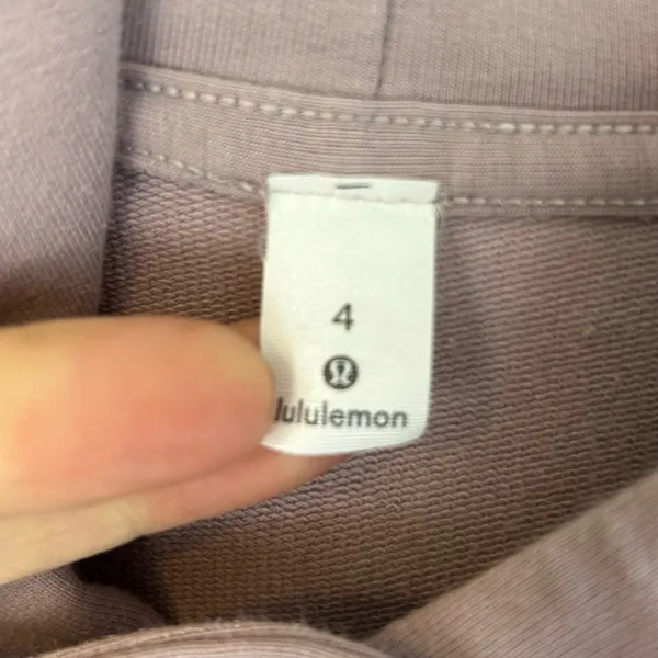 Lululemon Pullover Scuba Dusty Blush Hooded Sweatshirt/Hoodie Size 4 - Image 7