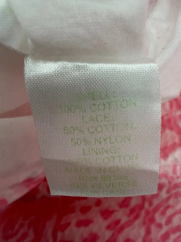 Lilly Pulitzer Kaylee Shift Dress Hubba‎ Bubba Sea Cups Pink Size 8 - Image 11