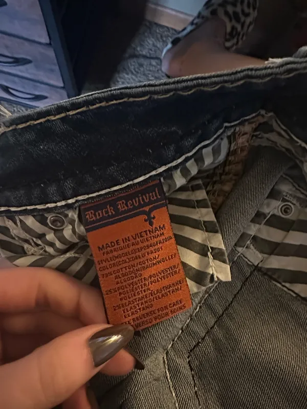 DELU Rock Revival Ankle Skinny Jeans - Image 7