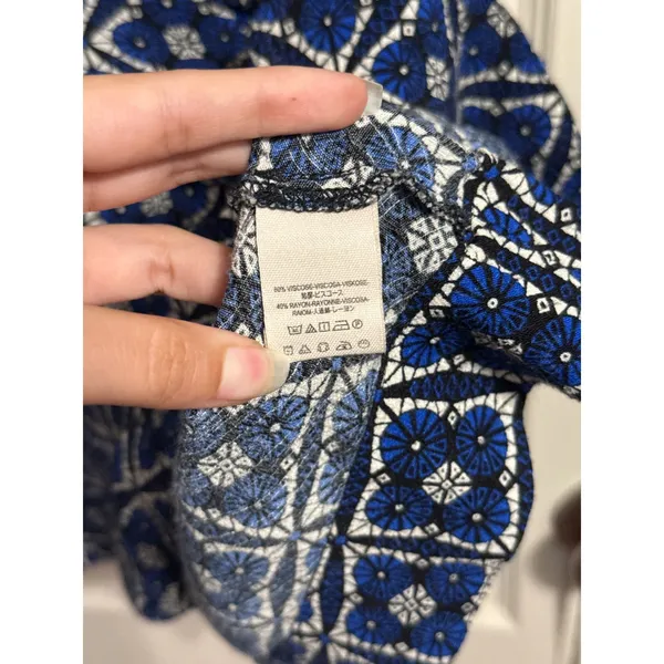 Free People Melody Mini Dress‎ Geometric Mosaic Print Cottagecore Boho - Image 7
