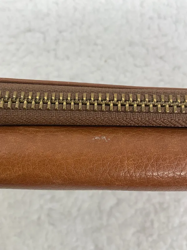 Fossil Brown Leather Wristlet Wallet - Image 8