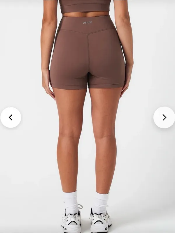 LYFTLYFE FORCE WOMEN'S SHORTS 4 Brown Chocolate Size Small - Image 2