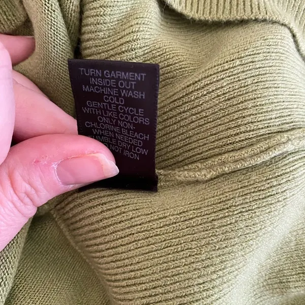 Avenue Ribbed Dolman Sleeve Sweater New with Tags Size 26/28 Green - Image 5