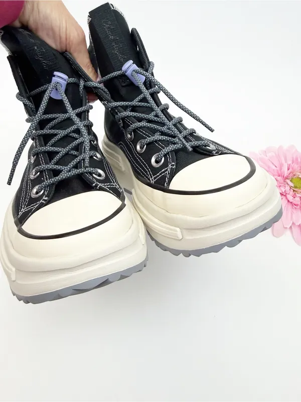 Converse All Star Run Star Legacy Cx High Top Platform Sneaker Black/Ultraviolet - Image 4