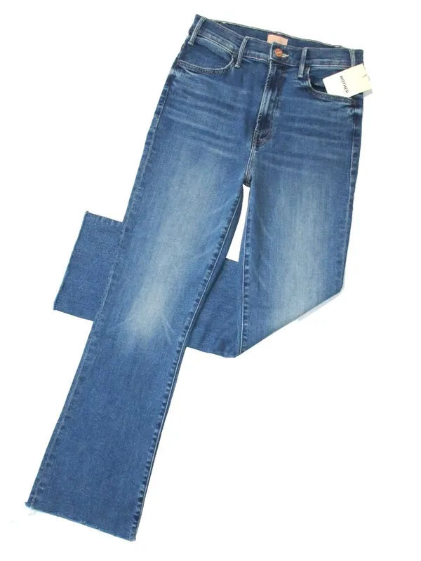 NWT Mother Hustler Ankle Fray in Healing Jar High Rise Boot Crop Stretch Jean 29 - Image 5