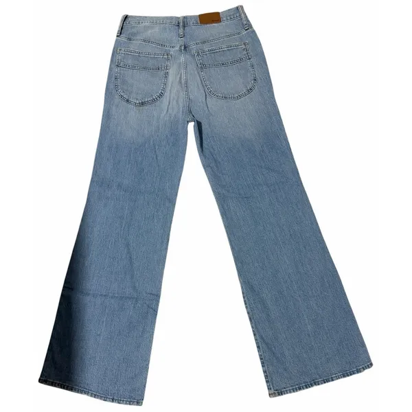Madewell 11" High Rise‎ Flare Jeans Medium Wash Women's Size 30 - Image 6