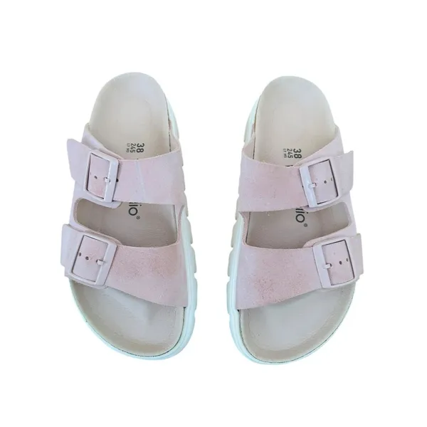 Birkenstock Papillio Arizona Chunky Platform Sandal Size 7 Pink - Image 2