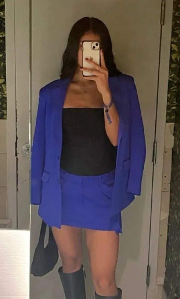 Revolve Blazer Skirt Set - Image 2