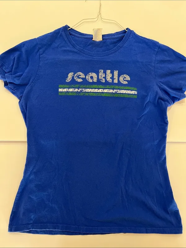 Seahawks Shirt Vintage Seattle logo - Image 7