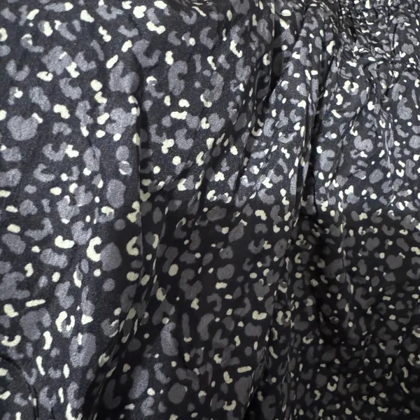 Free People Shorts Womens Medium Gray‎ Black Leopard Print Movement The Way Home - Image 2