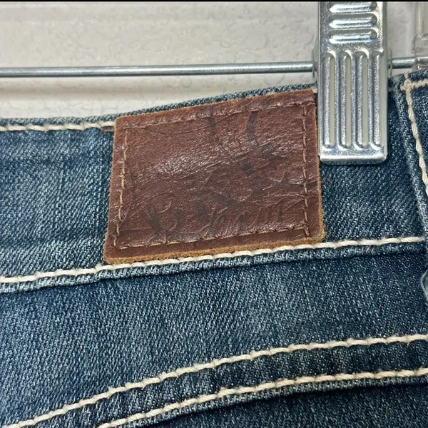 BKE Buckle‎ Denim Capri Cropped Jeans Starlite Thick Stitch Women Sz 28 - Image 9