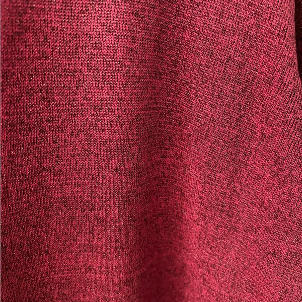 Mims Cole Womens Metallic Silk Red Lightweight Cardigan Sweater,‎ Size L - Image 2
