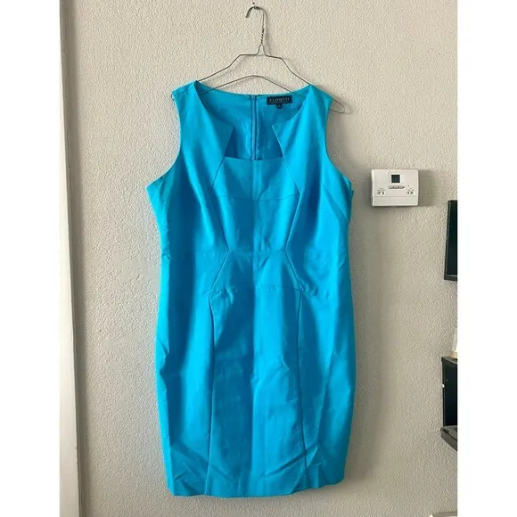Turquoise teal blue Eloquii plus size dress - Image 2