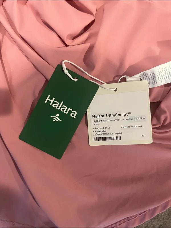 NWT Halara UltraScuplt Pink Scoop Neck Tank Athletic Wear XL Gym Dance - Image 8