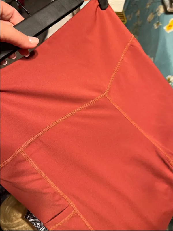 Constantly Varied Gear Rust-Red Pocketed Performance Leggings - Image 6
