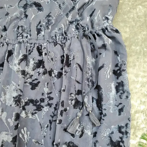 Lucky Brand Floral Velvet Midi‎ Dress - Image 6