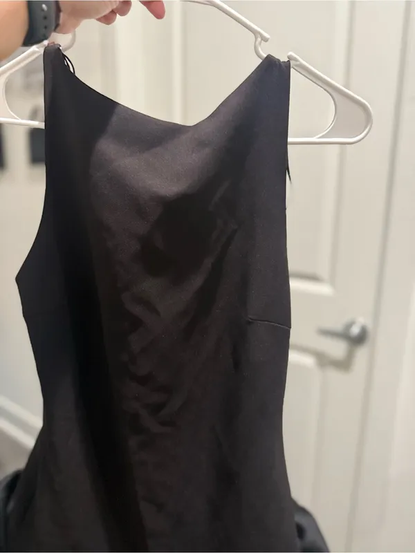 Zara Combination Puff Hem Jumpsuit Dress - Image 6