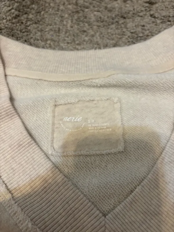 Aerie Beige Sweatshirt oversized  - Image 3