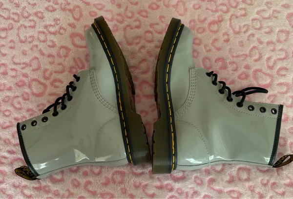 Dr. Martens 1460 Patent Leather Lace Up Boots Women's Size: 7 - Image 6