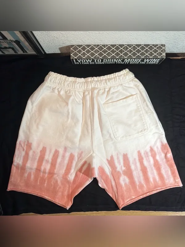 Boys Lie Cherry Pie Dip Dye Sweat Shorts Small Revolve Loungewear Streetwear - Image 4