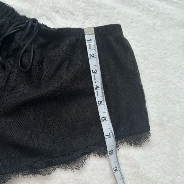 Victoria’s Secret lace black mini pajama shorts​ in size xs - Image 5