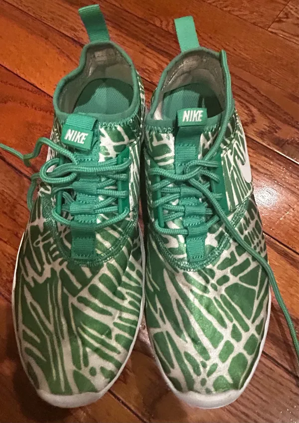 Nike Juvenate Print 'Nature Green' Training Casual Shoes 749552 300 US 7.5 - Image 17