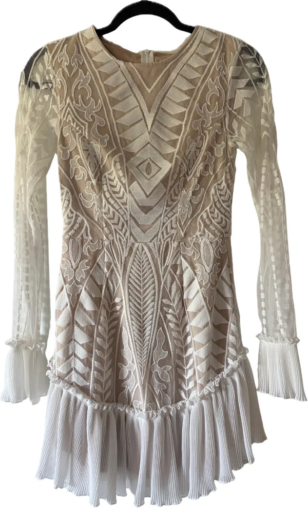 Hello Molly Spend All Your Time Waiting Dress White - Image 3