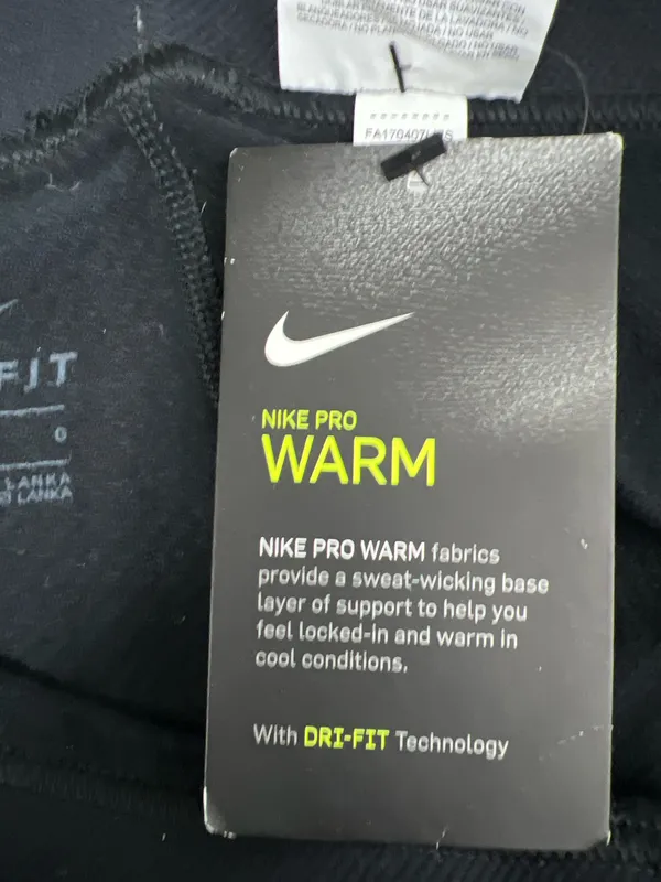 NWT Nike Pro Warm Leggings - Image 5
