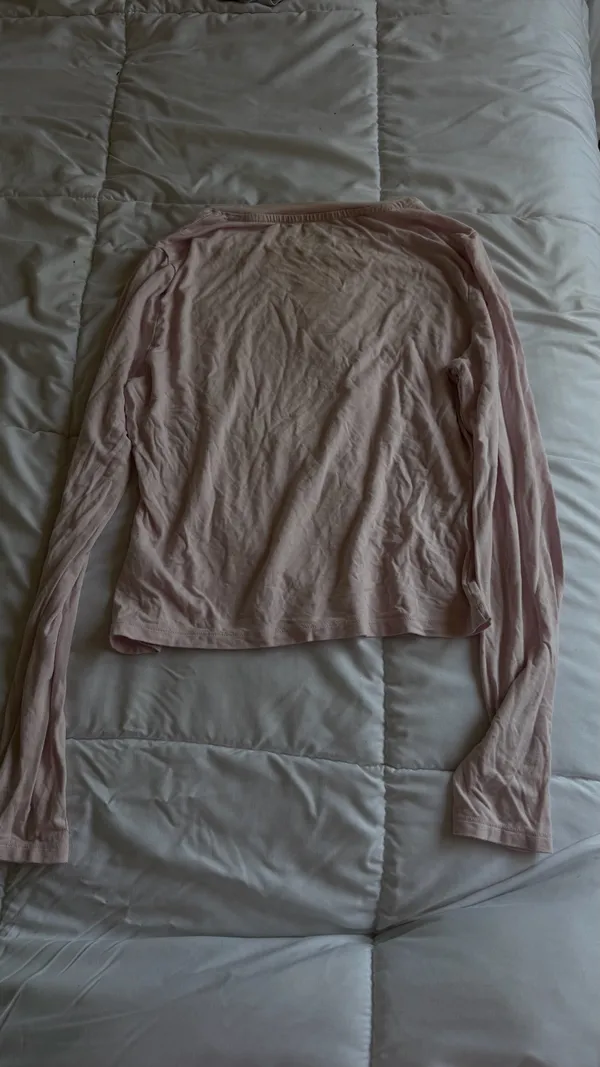 Wild Fable Light Pink Long Sleeve Top - Image 2
