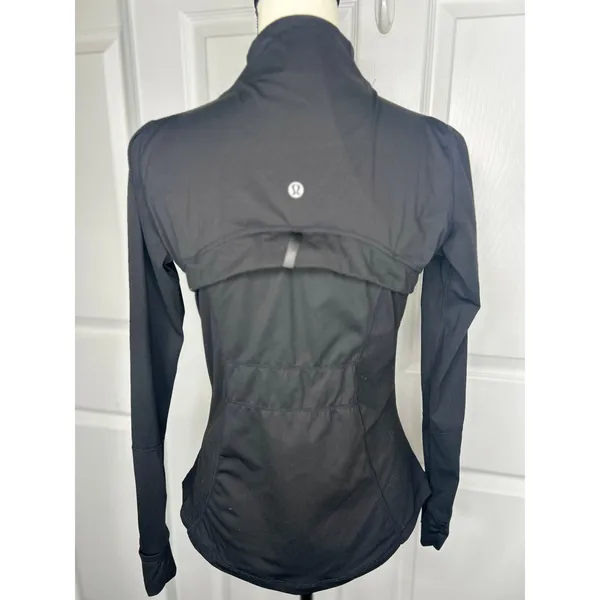 Lululemon Define Jacket Full Zip Black Activewear Workout Jacket Size M 6 8 - Image 8