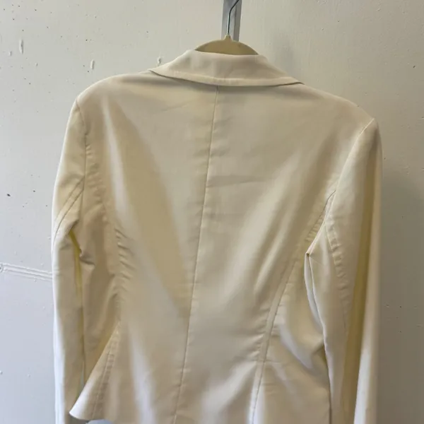Rampage Clothing Company Cream Two Button Blazer Jacket Notched Lapel Size Med - Image 5