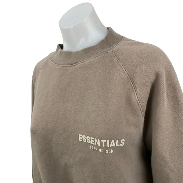 Essentials Women's Logo Graphic Mock Neck Long Sleeve Sweater Sweatshirt Top XS - Image 2