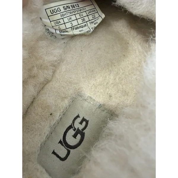 UGG Australia Women's Brown Suede Sheepskin Lined Moccasin Slippers Size 5 - Image 14