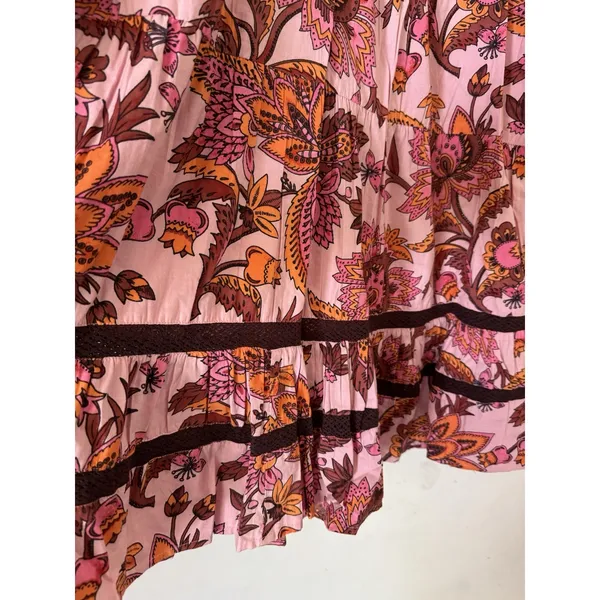 NWT Tuckernuck Beach Sunset Chintz Kenzo Coverup Mini Dress Size XL - Image 6