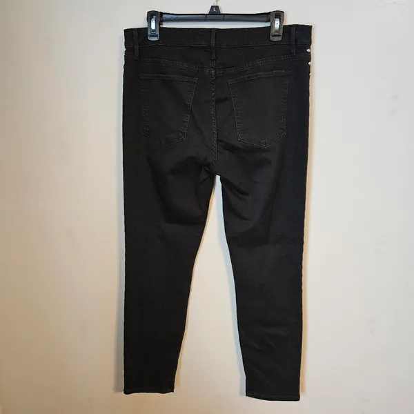 Joe’s Jeans Black Studded Flawless The Charlie High Rise Skinny Ankle casual - Image 6