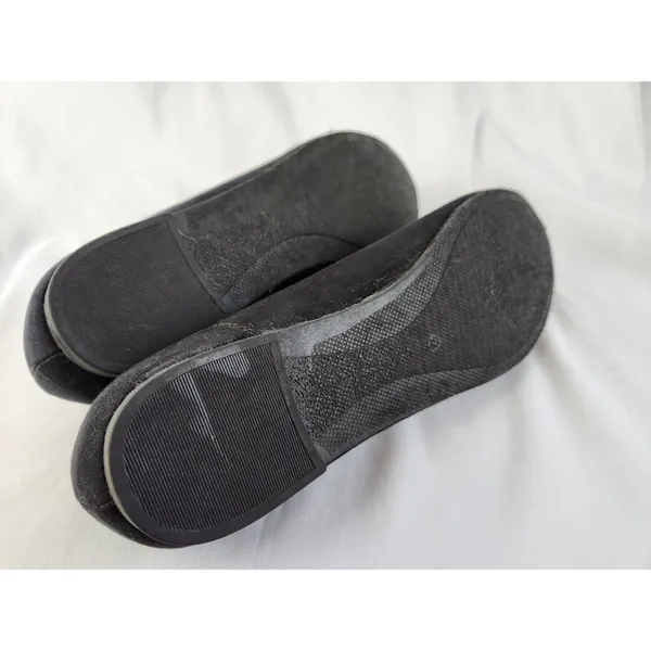 Primus Campus Ohio State OSU Shoes Flats Womens Sz 10 Slip On Black‎ Faux Suede - Image 6