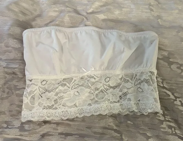 White Lace Tube Top - Image 2