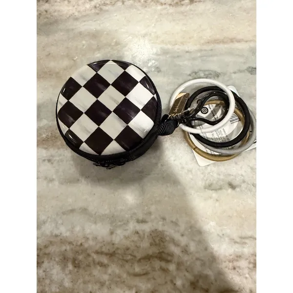 Mackenzie Childs x Goody Courtly Check Purse Charm Elastics Grt 4 Pods Free Ship - Image 5