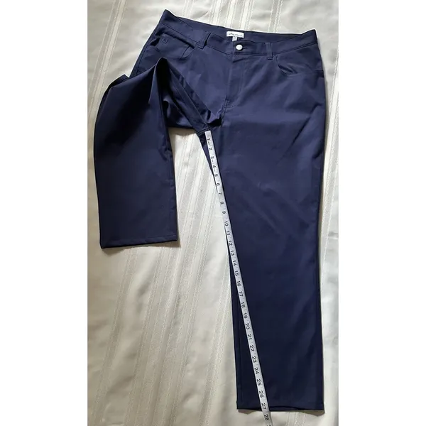 Peter Millar Pants Men’s Size 36X27.5 Navy Blue EB66 Performance Sport Golf - Image 9