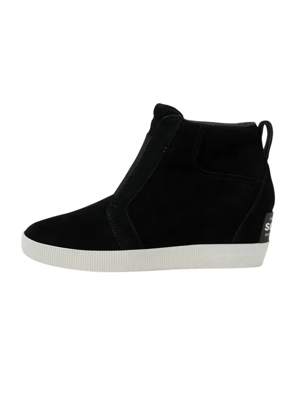 Sorel Out N About Pull-On Wedge Sneakers 2058651 Black / Sea Salt 6M - Image 13