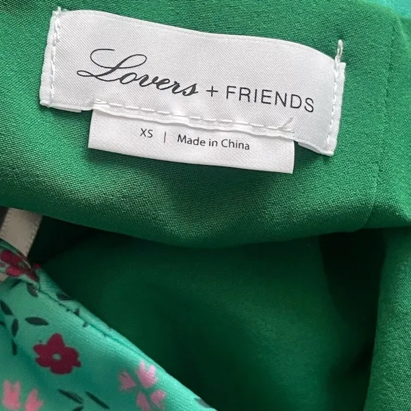 Lovers +‎ Friends Teal Floral Mini Dress - Image 10